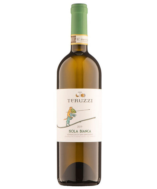 Teruzzi Isola Bianca Vernaccia di San Gimignano 2024 white Italian wine – wine bottle image