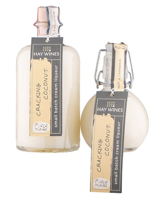 Hay Wines Cracking Coconut Cream Liqueur – cream liqueur spirit bottle image