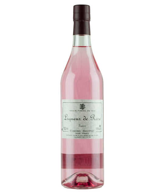 Liqueur de Rose Briottet French rose liqueur bottle – spirit bottle image