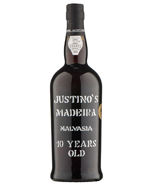 Justino's 10 Year Old Malvasia Madeira Portuguese wine aged 10 years – wine bottle image