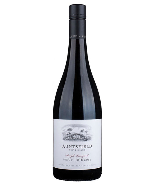 Auntsfield Estate Single Vineyard Pinot Noir 2021 red New Zealand Marlborough wine bottle image