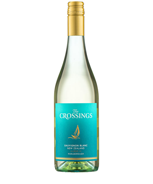 The Crossings Sauvignon Blanc 2023 white New Zealand Marlborough wine bottle image