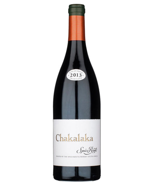 Spice Route Chakalaka 2013 red South African wine bottle image