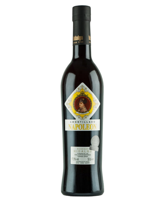 Hildago Napoleon Amontillado 50cl Spanish fortified wine bottle image