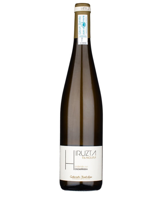 Hiruzta Txakoli Hondarribia 2024 Spanish white wine bottle image