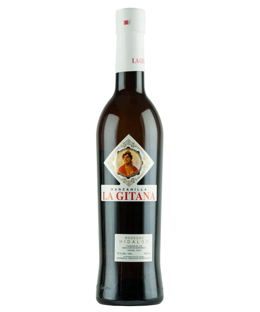 Hildago La Gitana Manzanilla 50cl fortified white Spanish wine from Andalucia – wine bottle image