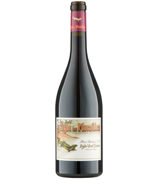 Aigle les Murailles Pinot Noir Rouge 2022 red Swiss wine bottle image