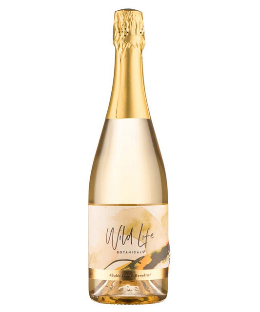 Wild Life Botanicals Nude Bubbles with Benefits sparkling English wine bottle image