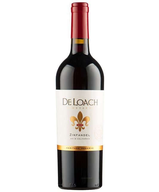 De Loach Heritage Reserve Zinfandel 2022 red California wine – wine bottle image