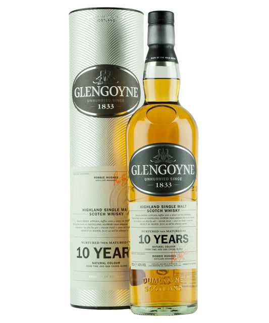 Glengoyne 10 Year Old Single Malt Whisky Highland Scotland aged 10 years – spirit bottle image