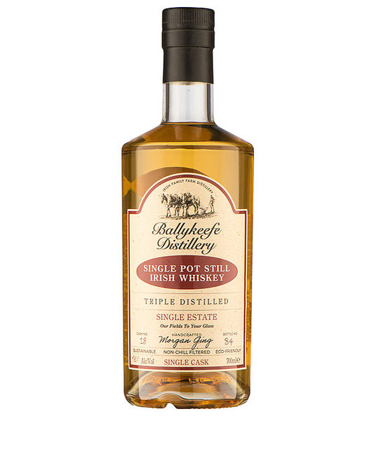 Ballykeefe Single Pot Still Whiskey Irish spirit bottle image