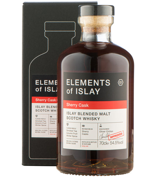 Elements of Islay Sherry Cask Blended Malt Scotch whisky bottle image – spirit bottle image