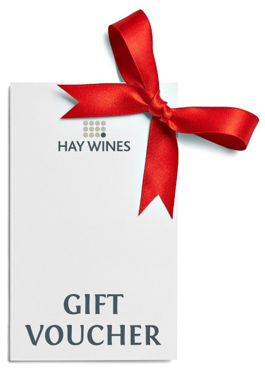 Gift Voucher from HAY WINES with red ribbon – gift voucher image